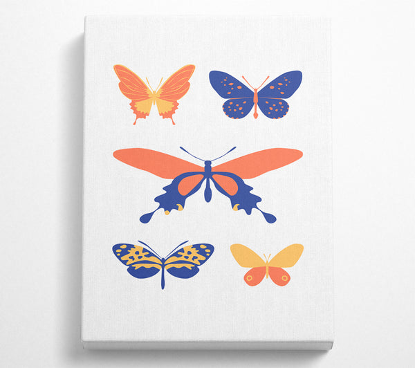  A Canvas Print of Modern Butterfly Canvas Art