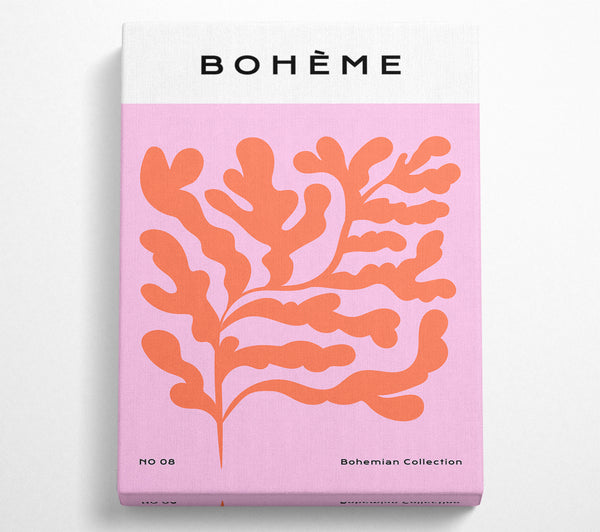 Orangefarbene böhmische Blätter