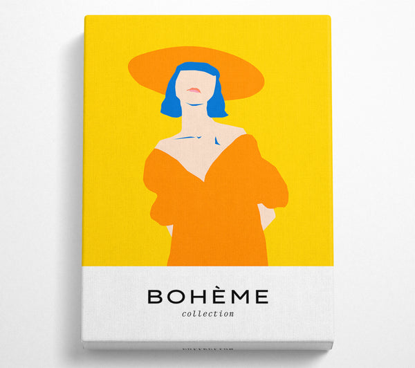 Gelbe Sommermode