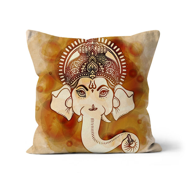 Ganesh Gesicht Sepia Ethnische Kissen