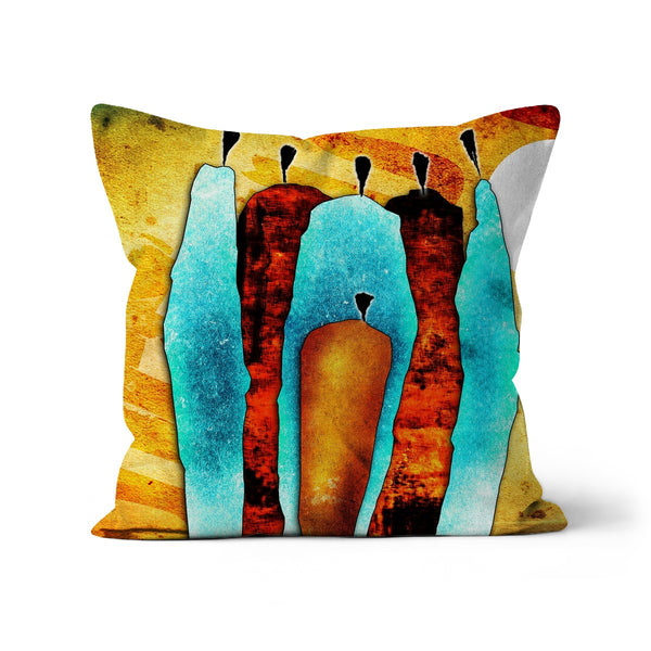 African Art People Ethnic Cushion