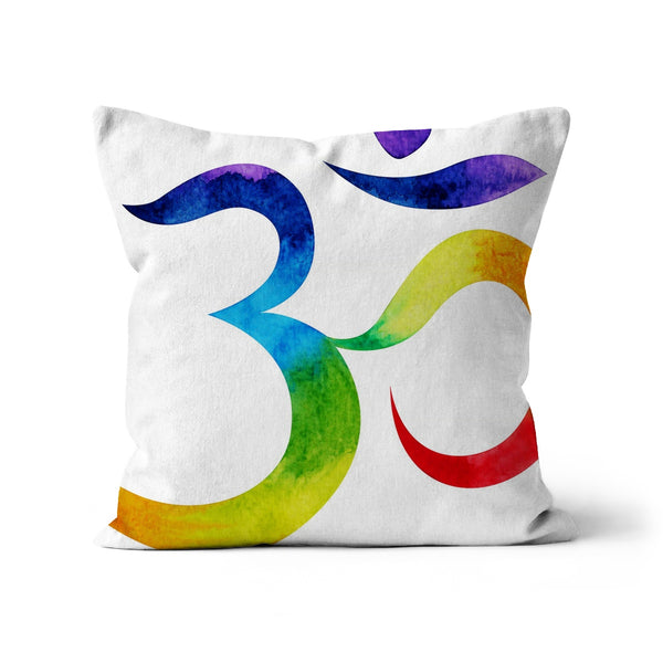 Kissen „Om Peace“ im ethnischen Stil