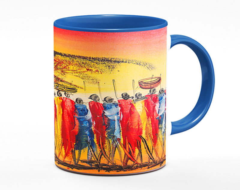 African Tribe Offering Mug