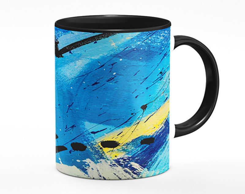 Broad Strokes Of Blue Paint Mug