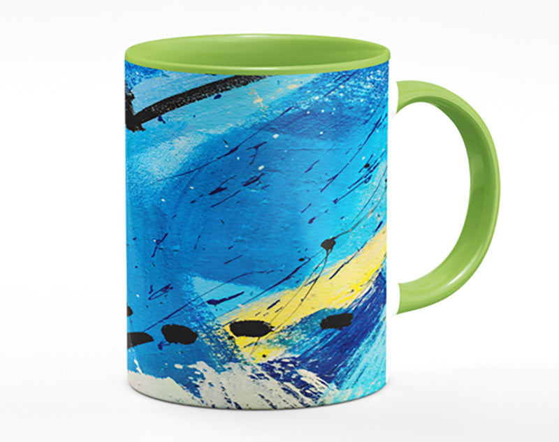 Broad Strokes Of Blue Paint Mug