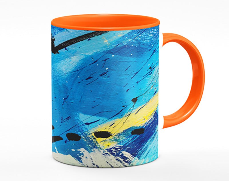 Broad Strokes Of Blue Paint Mug