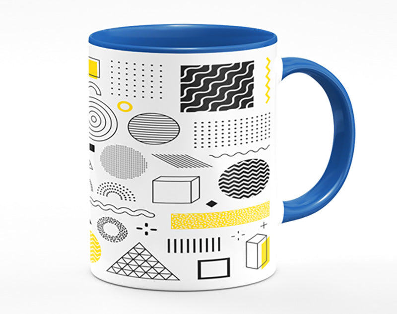 Mixture Of Shapes And Colours Mug