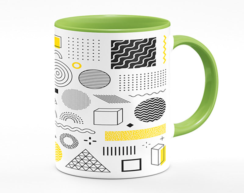 Mixture Of Shapes And Colours Mug