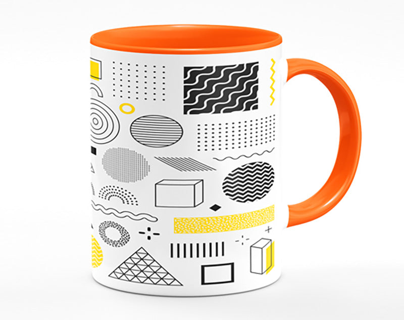 Mixture Of Shapes And Colours Mug