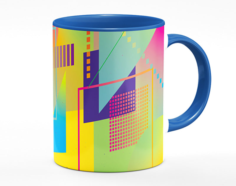 Abstract Triangles And Spheres Mug