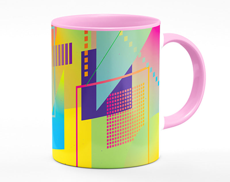 Abstract Triangles And Spheres Mug