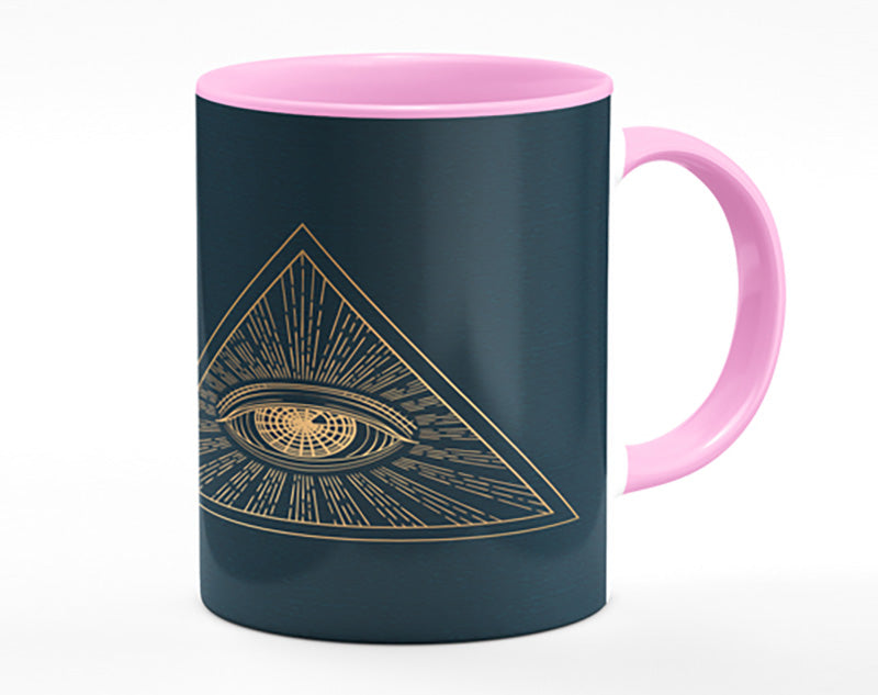 The All Seeing Eye Triangle Mug