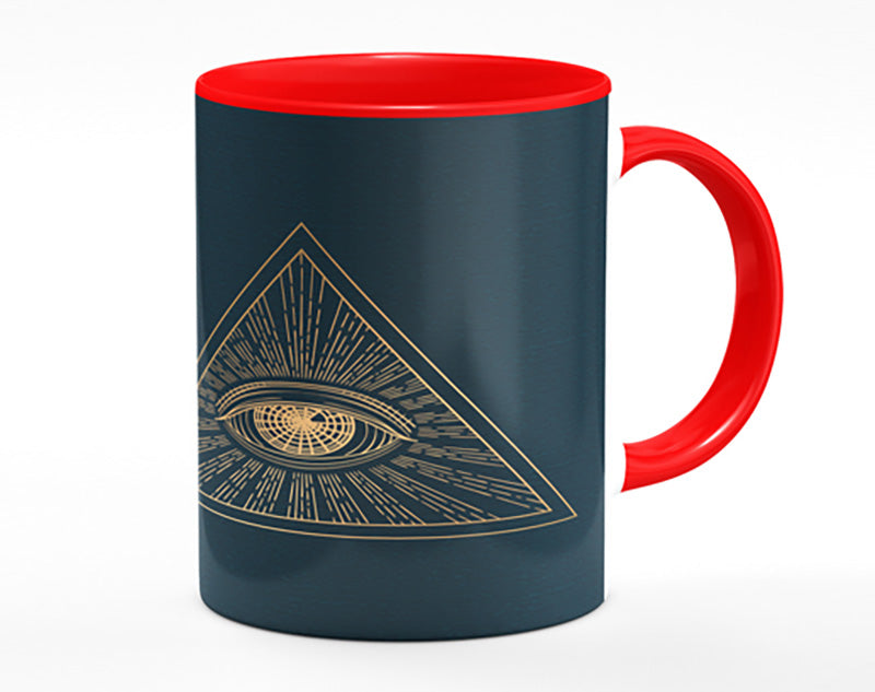 The All Seeing Eye Triangle Mug