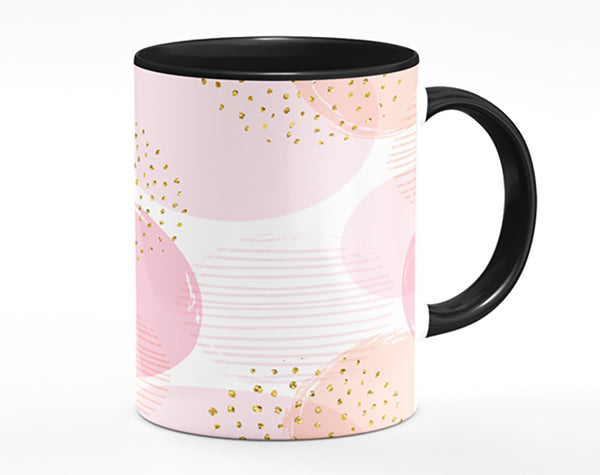 Peach Circles And Dots Mug