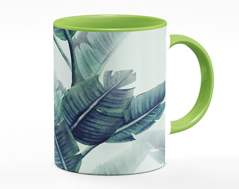 Green Banana Leaves Mug