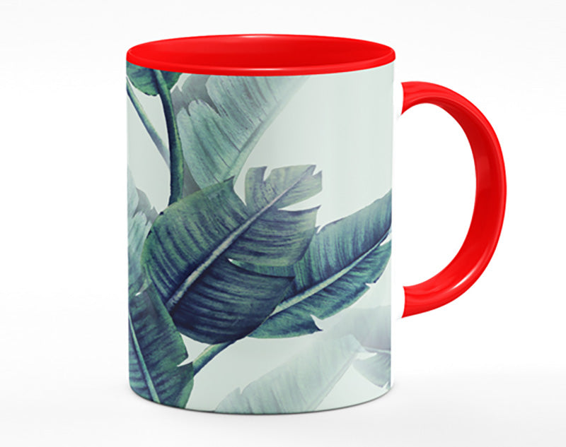 Green Banana Leaves Mug