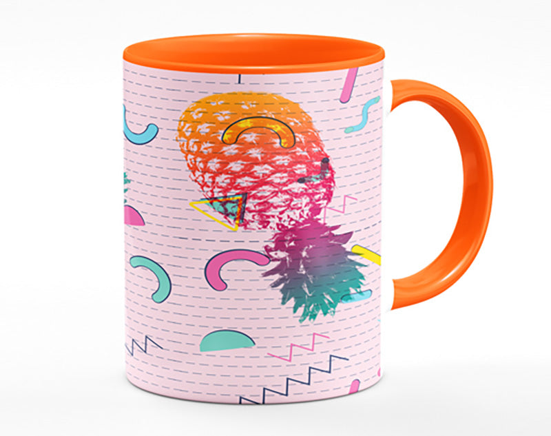 Pineapple Abstract Pattern Mug
