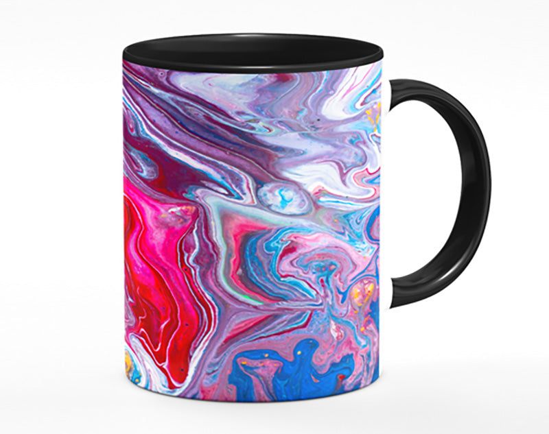 Liquid Swirl Paint Purple Mug