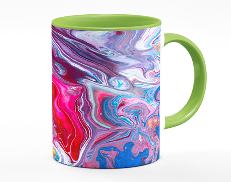 Liquid Swirl Paint Purple Mug
