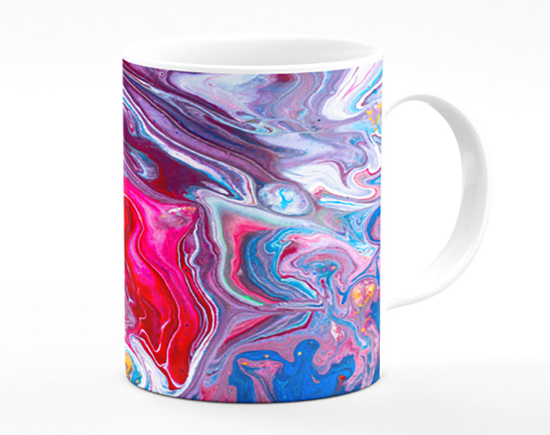 Liquid Swirl Paint Purple Mug