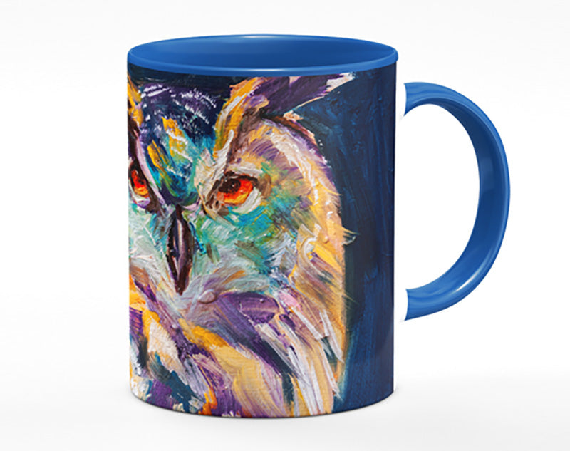 The Vivid Owl Stare Mug