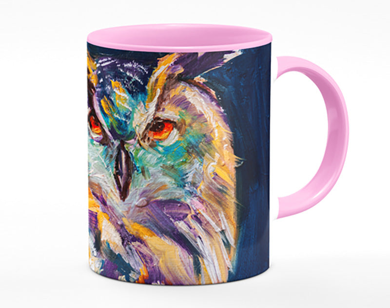 The Vivid Owl Stare Mug