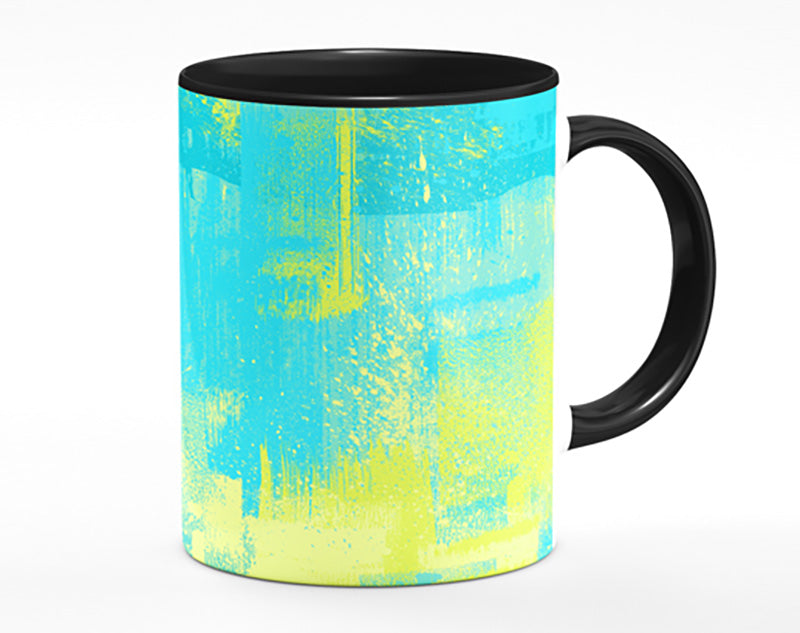 Vivid Blue Aqua Paint Mug