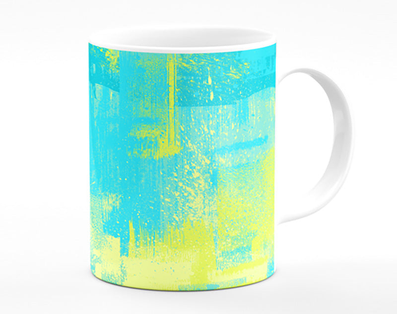 Vivid Blue Aqua Paint Mug