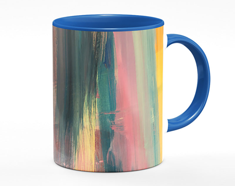 Vertical Colour Drop Lines Mug
