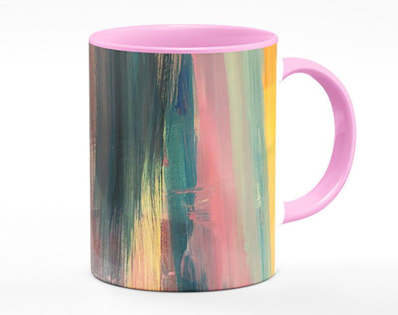 Vertical Colour Drop Lines Mug