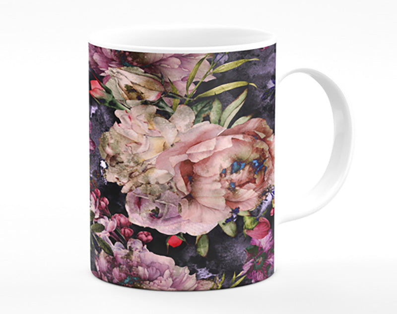 Rose Petal Cluster Mug