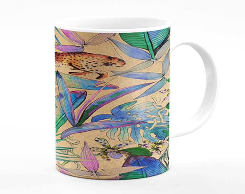 Stunning Leopard Leap Mug