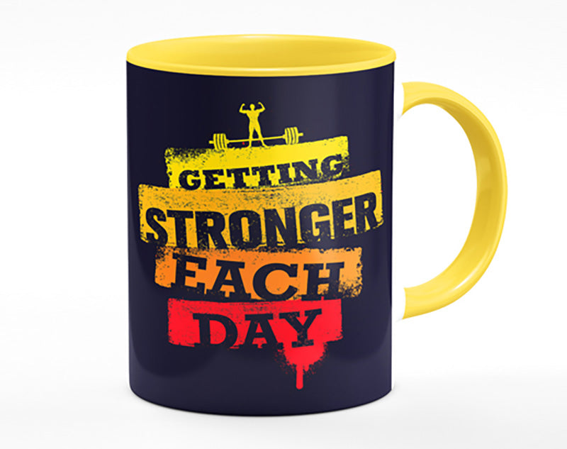 Getting Stronger Each Day Mug