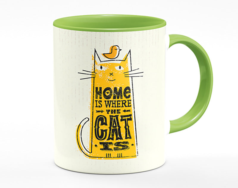 Home Is Where The Cat Is 2 Mug