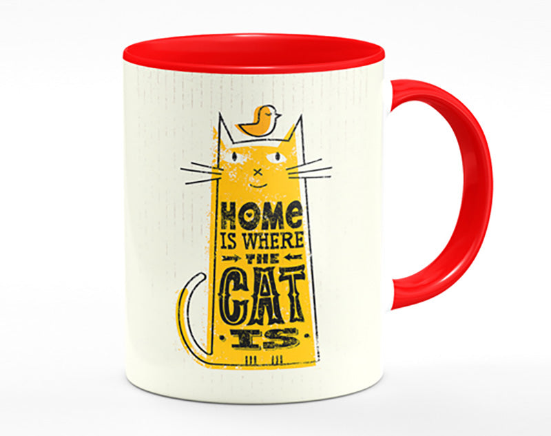 Home Is Where The Cat Is 2 Mug