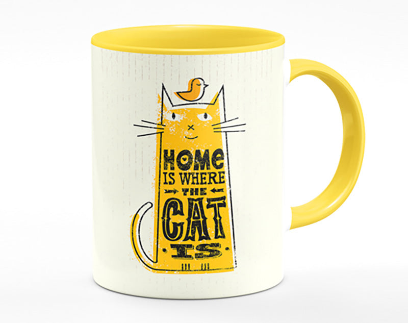 Home Is Where The Cat Is 2 Mug