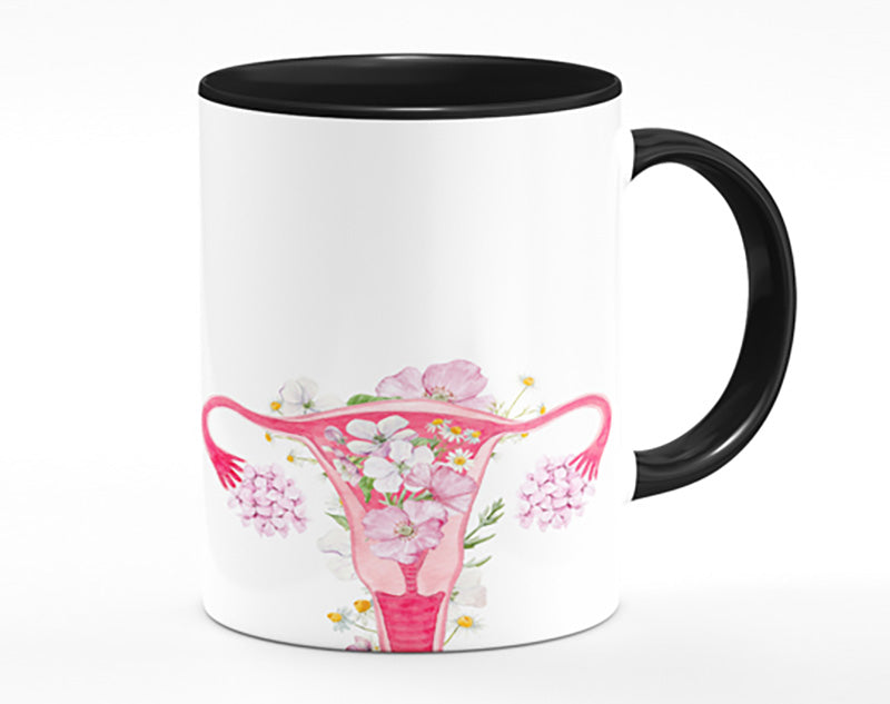 Floral Female Anatomy Mug