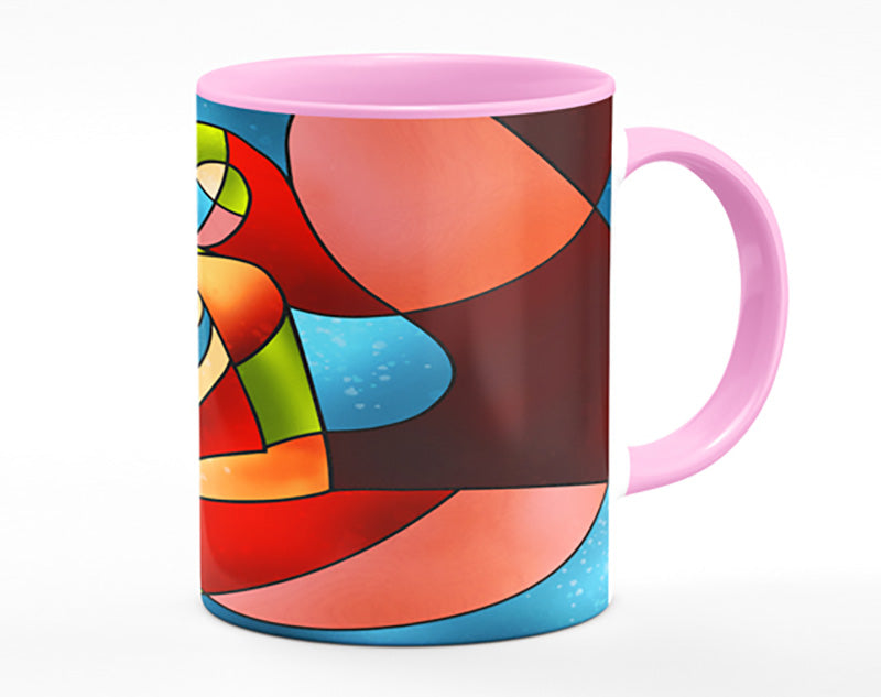 Stained Glass Abstract Mug