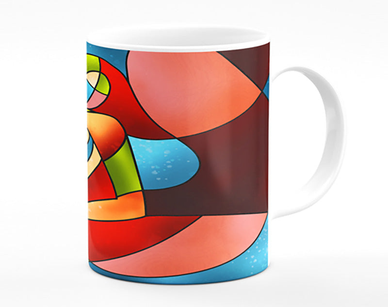 Stained Glass Abstract Mug