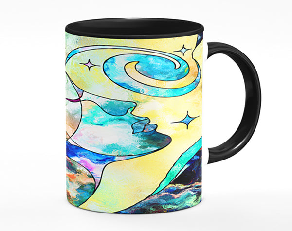 The Faces Of Time And Space Mug