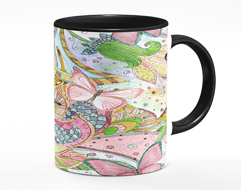 Hummingbird Paradise Pattern Mug