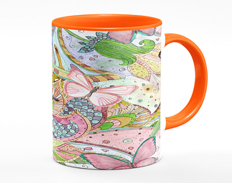 Hummingbird Paradise Pattern Mug