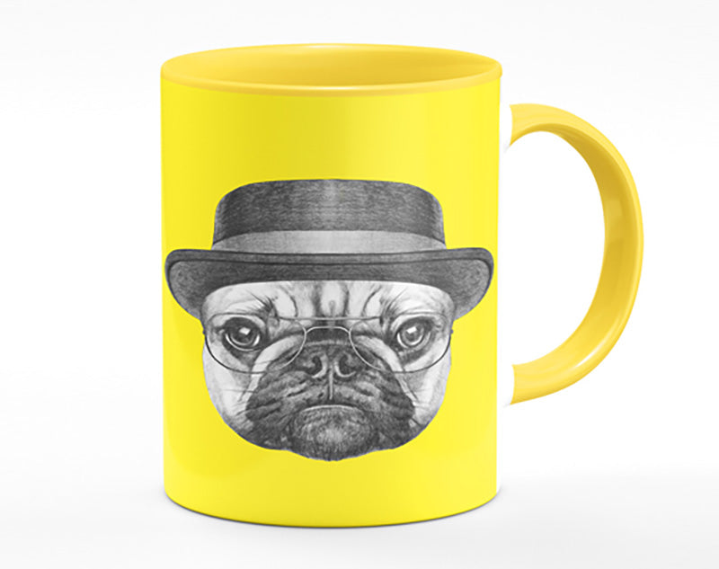 The Pug With A Hat Mug