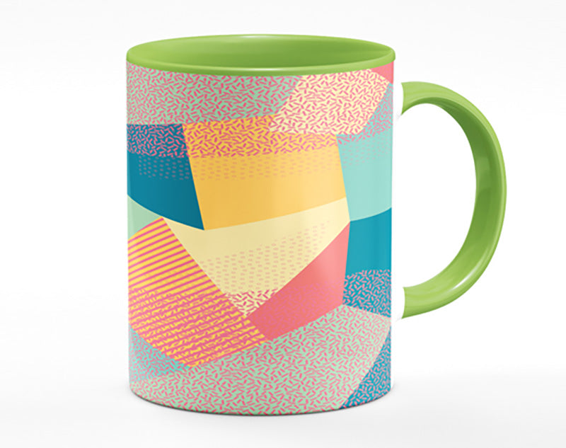 Abstract Triangles Mug