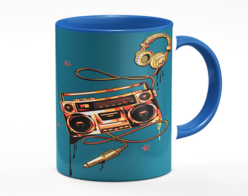 The Boombox And Headphones Mug