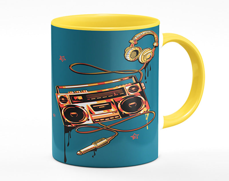 The Boombox And Headphones Mug