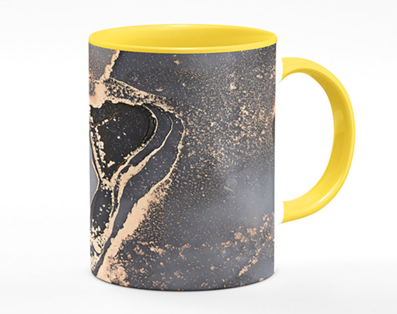 The Dark Grey Darkness Glitter Mug