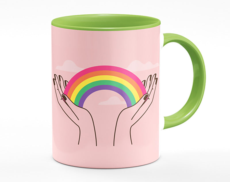 Rainbow In My Hands Mug