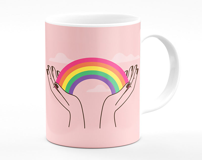 Rainbow In My Hands Mug