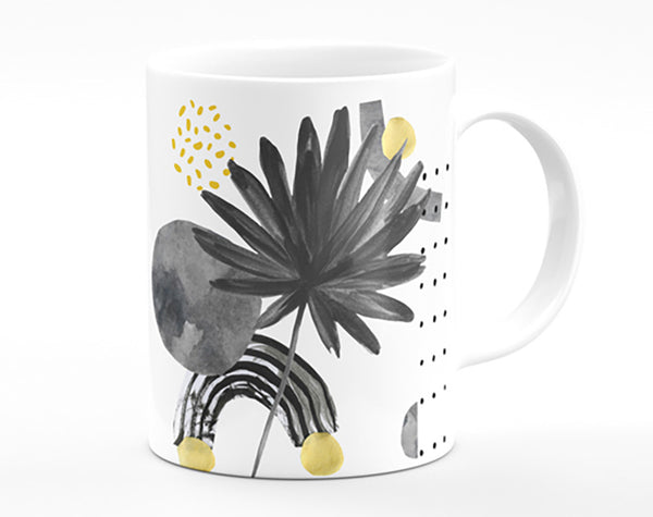 The Contemporary Leaf And Rainbow Mug